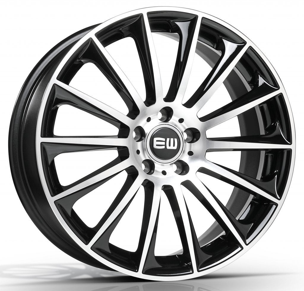 Jantă Elite Wheels Wildbeauty 7.5Jx17 ET45 5x112 black polished