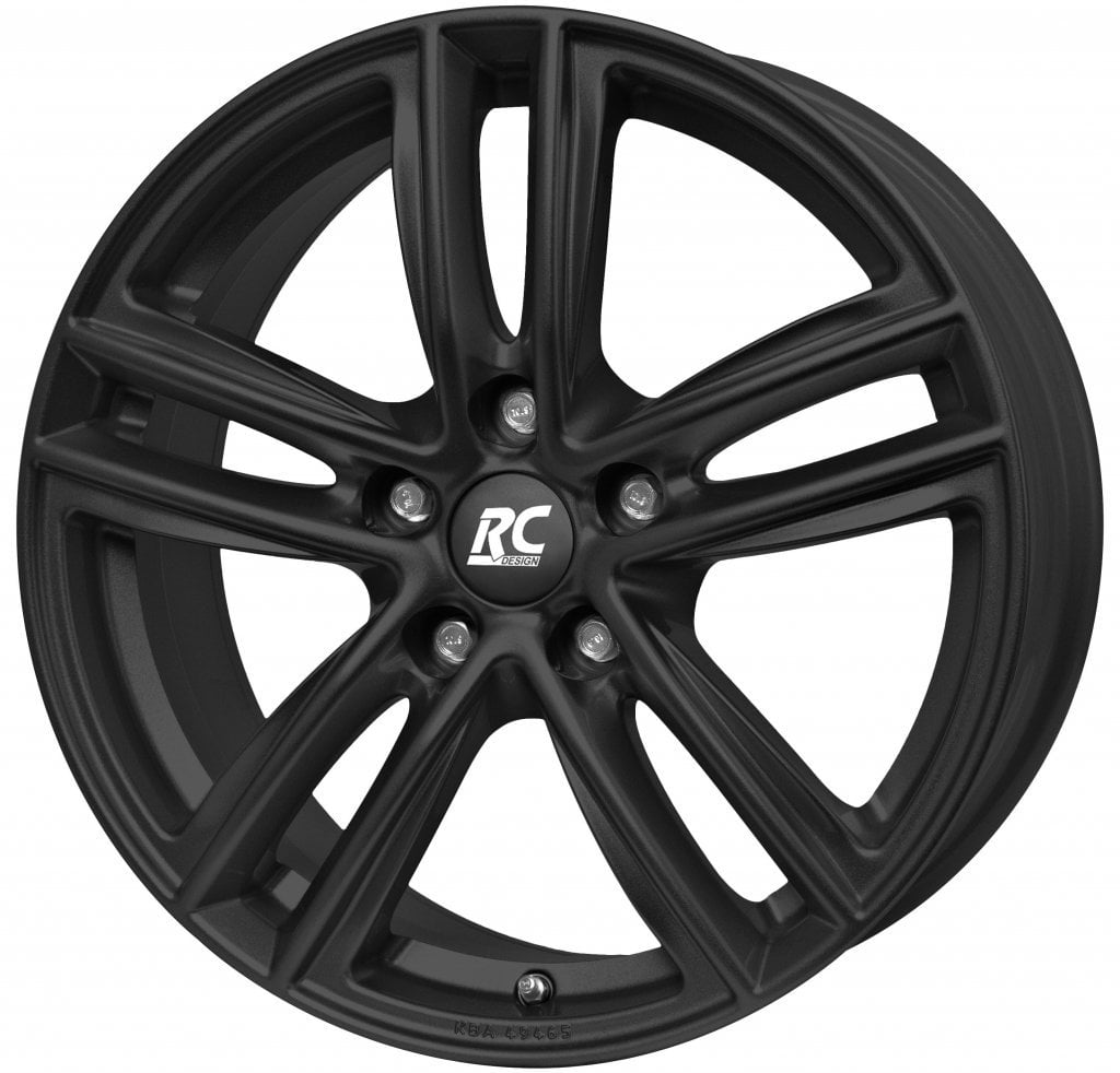 Jantă RC Design RC27 6.5Jx17 ET51 5x114.3 Schwarz Klar Matt