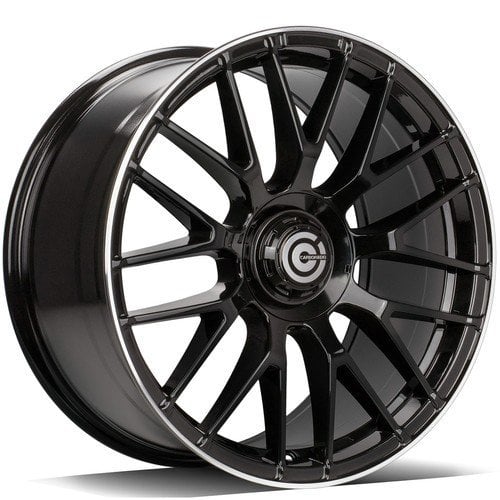 Jantă Carbonado Dark 8.5Jx19 ET35 5x112 Black Glossy Lip Polished