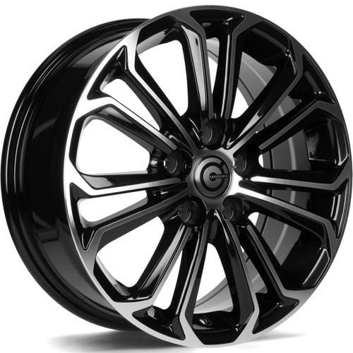 Jantă Carbonado Panther 6.5Jx15 ET38 5x114.3 Black Front Polished