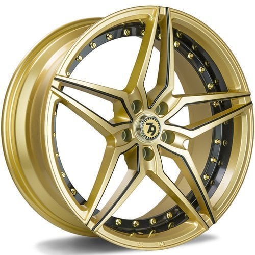 Jantă Seventy9 Sv-Ar 9.5Jx19 ET35 5x120 Gold Black lip milled
