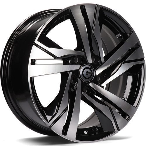 Jantă Carbonado Lens 7Jx16 ET25 4x108 Black Front Polished