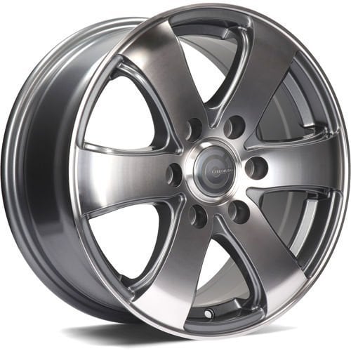 Jantă Carbonado Mammuth 7Jx16 ET50 6x130 Anthracite Front Polished