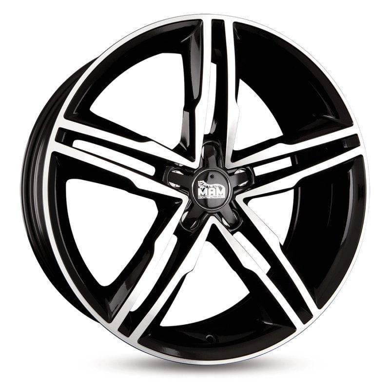 Jantă MAM A1 8Jx19 ET42 5x112 Felgen BLACK FRONT POLISH