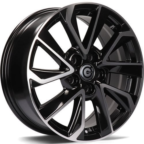Jantă Carbonado Dynasty 7Jx17 ET40 5x114.3 Black Front Polished