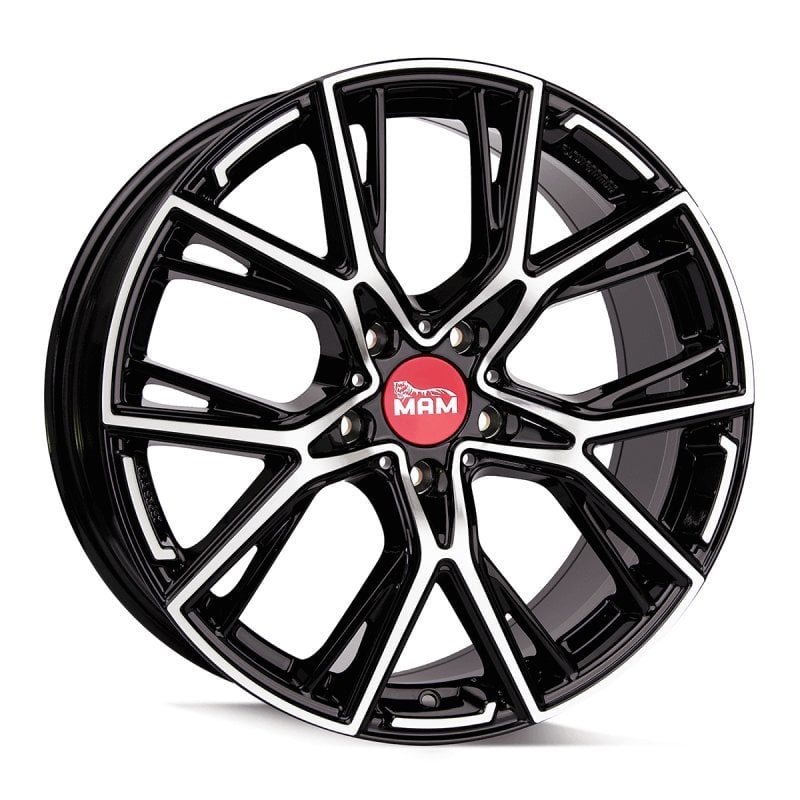 Jantă MAM B4 8.5Jx19 ET40 5x114.3 Felgen BLACK FRONT POLISH