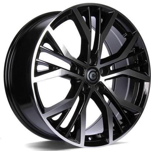 Jantă Carbonado Power 7Jx16 ET42 5x112 Black Front Polished