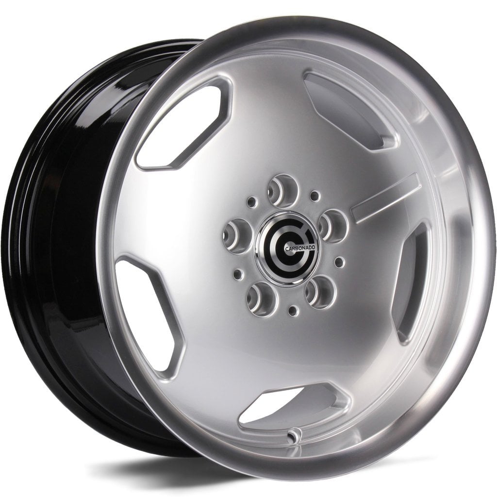 Jantă Carbonado Retro 9Jx17 ET35 5x112 Diamond Hyper Silver Lip Polished