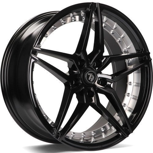 Jantă Seventy9 Sv-Ar 9.5Jx19 ET35 5x120 Black glossy inner polished