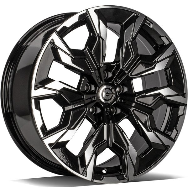 Jantă Carbonado Grand 8Jx18 ET30 5x112 FP Black Front Polished