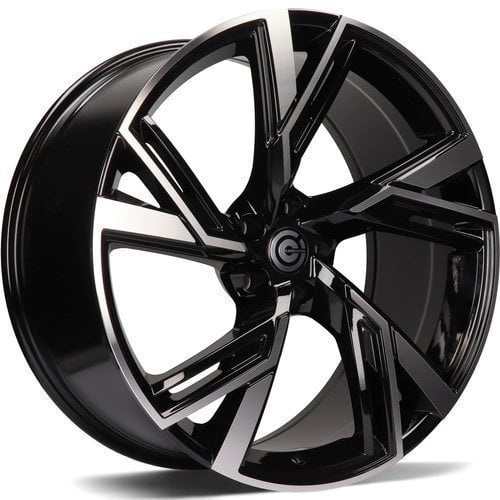 Jantă Carbonado Rich 8Jx18 ET35 5x112 Black Front Polished