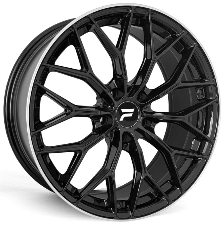 Jantă Flowtec Titan 8Jx18 ET40 5x112 black lip polish