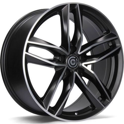 Jantă Carbonado Style 8Jx18 ET35 5x112 Matt Black Front Polished