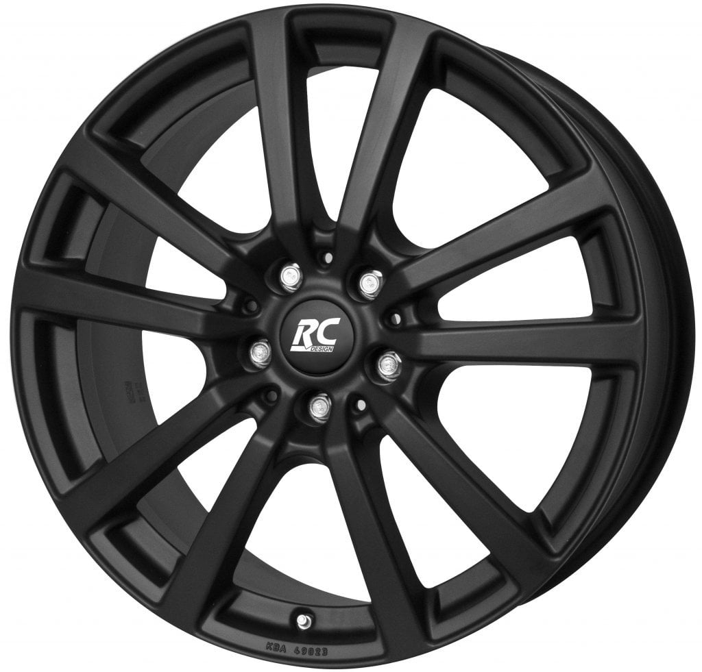 Jantă RC Design RC25 8Jx18 ET56 5x127 .4 Schwarz Klar Matt