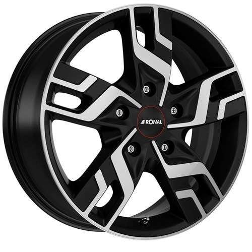 Jantă Ronal R64 6.5Jx16 ET50 5x114.3 Jetblack-Matt-Frontkopiert