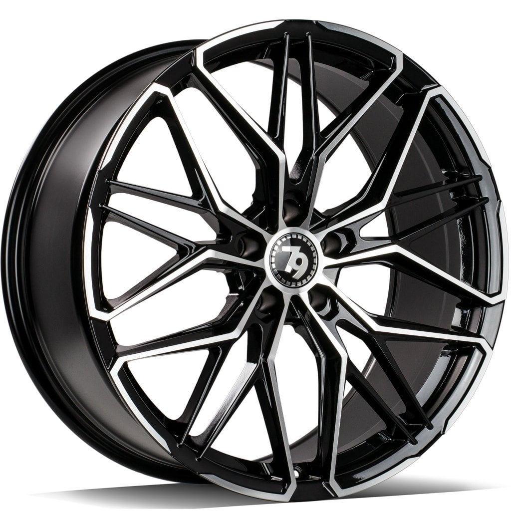 Jantă Seventy9 Scf-J 8Jx18 ET30 5x120 Black Front Polished