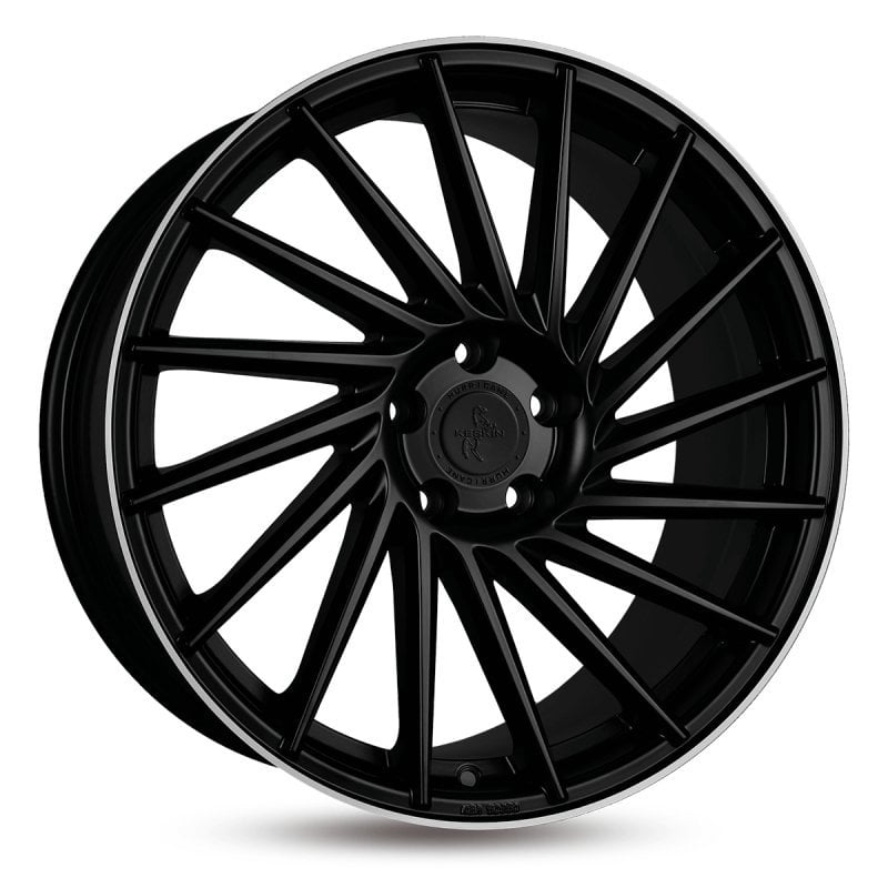 Jantă Keskin Tuning KT17 8.5Jx19 ET45 5x112 MATT BLACK LIP POLISH