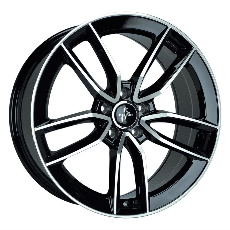 Jantă Keskin Tuning KT21 7.5Jx17 ET45 5x108 BLACK FRONT POLISH