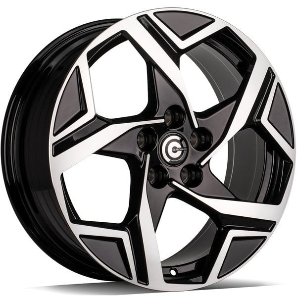 Jantă Carbonado Whistle 7Jx17 ET40 5x114.3 Black Front Polished