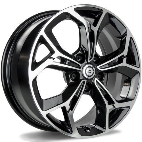 Jantă Carbonado Direction 7Jx17 ET40 5x114.3 Black Front Polished