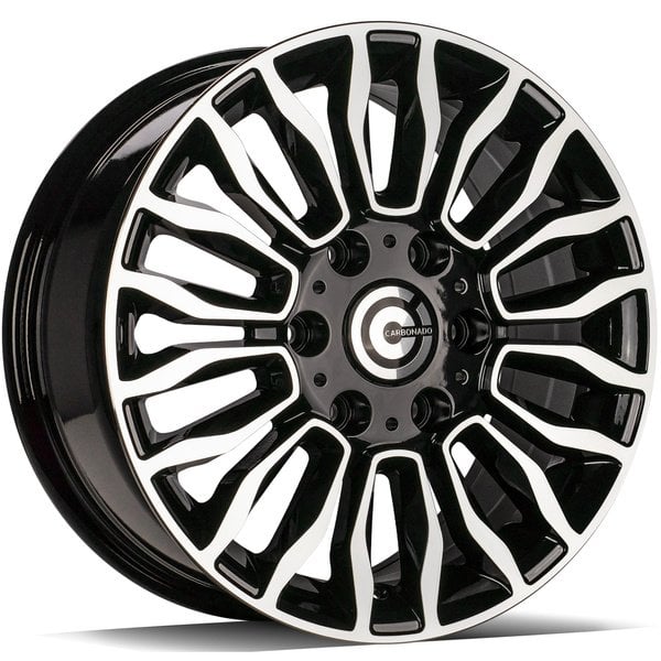 Jantă Carbonado Might 7Jx16 ET50 6x130 FP Black Front Polished