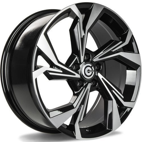 Jantă Carbonado Slingshot 8Jx18 ET45 5x112 Black Front Polished