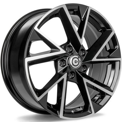 Jantă Carbonado Summer 7Jx17 ET43 5x112 Black Front Polished