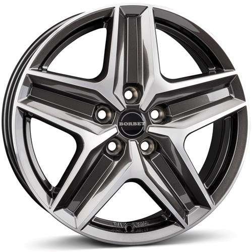 Jantă Borbet Cwz 7.5Jx18 ET48 5x112 Mistral anthracite glossy polished