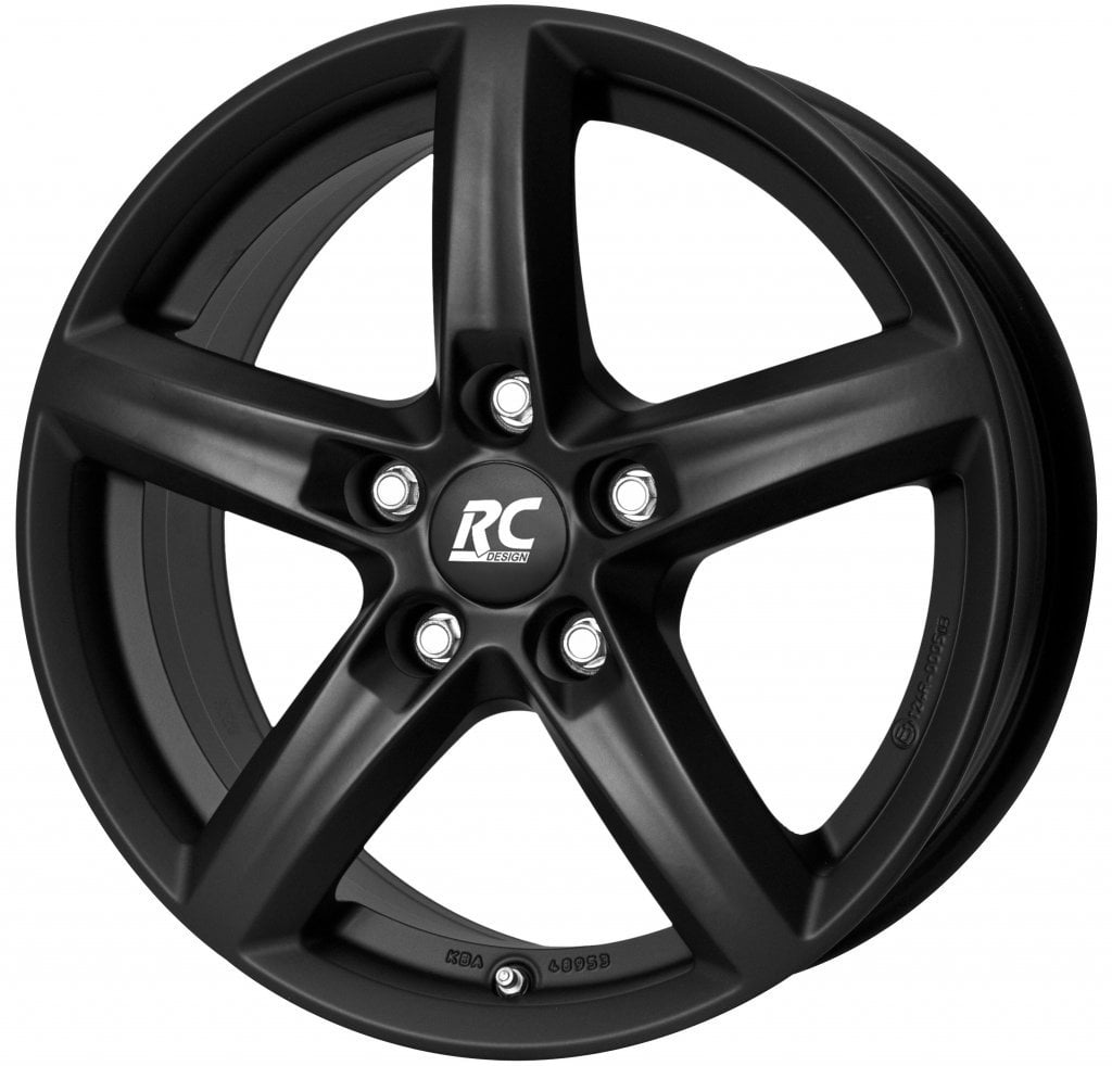 Jantă RC Design RC24 6Jx15 ET48 4x108 .5 Schwarz Klar Matt