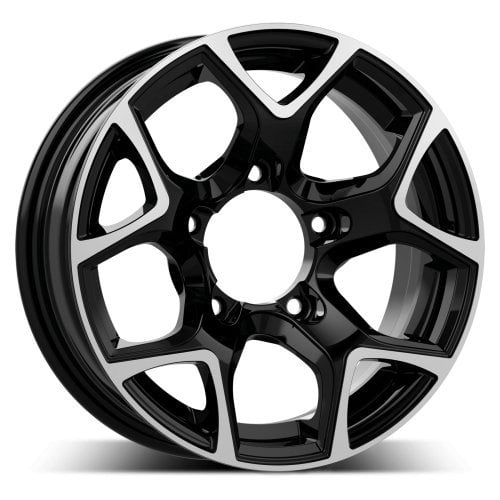 Jantă GMP SJ15 5.5Jx15 ET5 5x139.7 Black Diamond