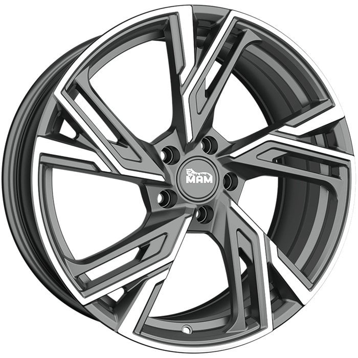 Jantă MAM RS5 8.5Jx19 ET35 5x120 Felgen PALADIUM FRONT POLISH