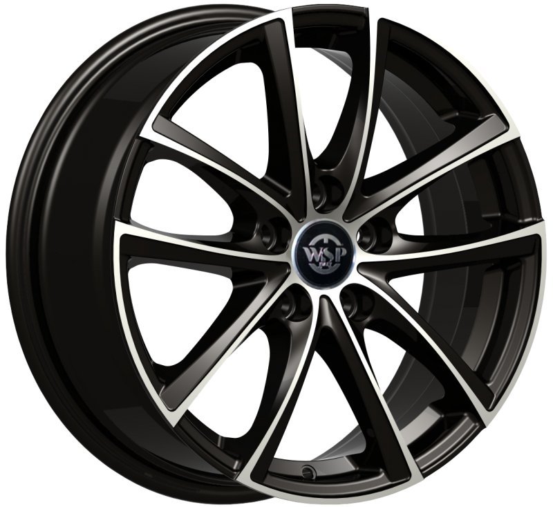 Jantă WSP Design Italy WD001 Praslin 7.5Jx17 ET54 5x112 GLOSSY BLACK POLISHED