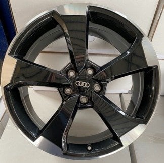 Jantă Generic Audi Oem 8Jx19 ET42 5x112 Original Rotor ANTRACIT DARK POLISHED