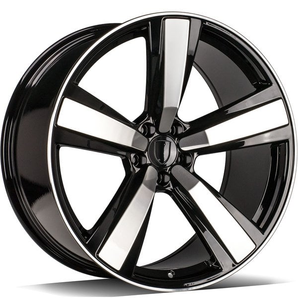 Jantă Carbonado Player 9.5Jx21 ET26 5x112 FP Black Front Polished
