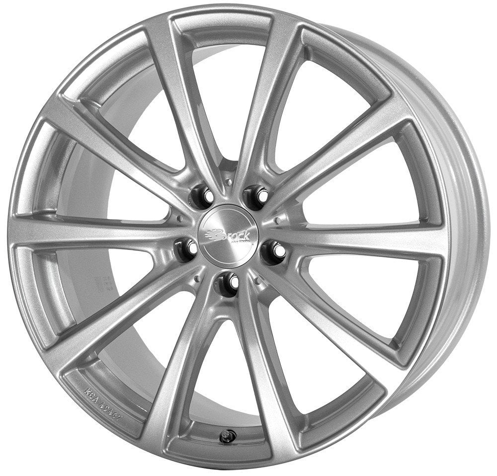 Jantă Brock B32 8.5Jx18 ET38 5x114.3 Kristallsilber