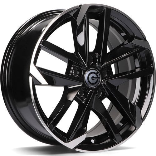 Jantă Carbonado Rennes 7Jx16 ET40 5x108 Black Front Polished