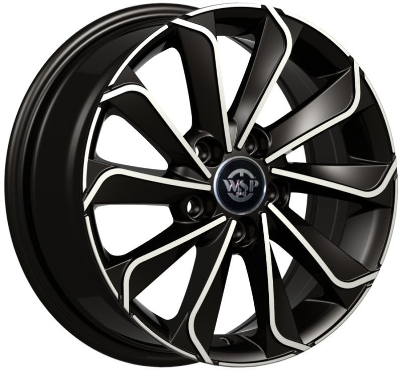 Jantă WSP Design Italy WD003 Corinto 6.5Jx16 ET50 5x114.3 GLOSSY BLACK POLISHED