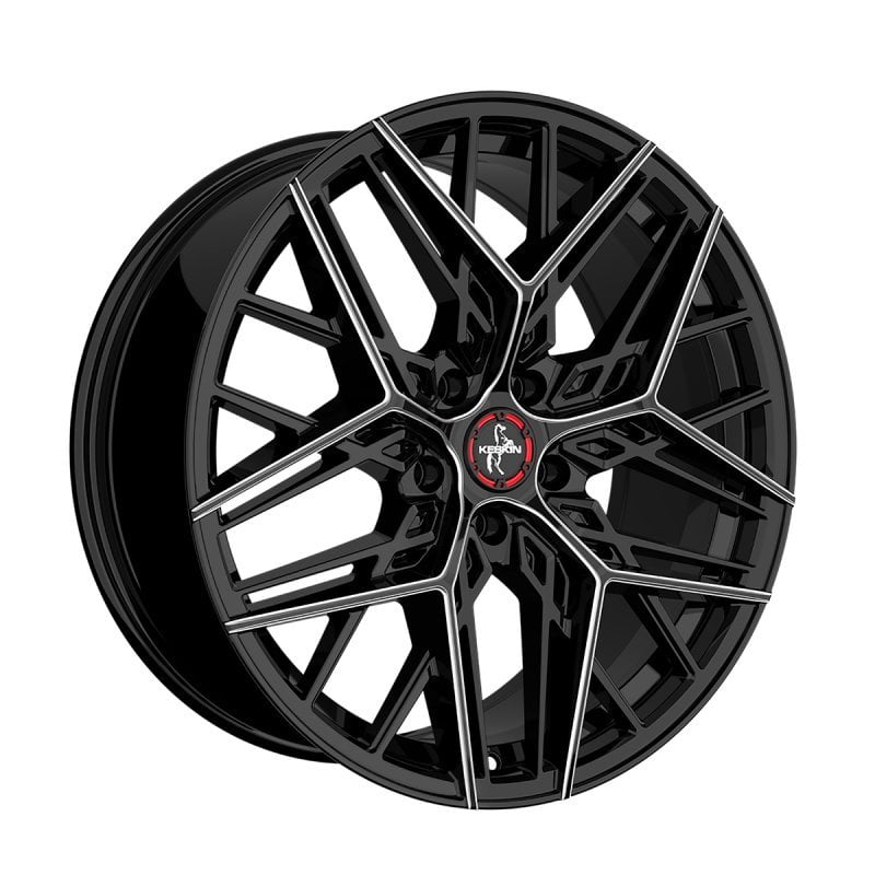 Jantă Keskin Tuning KT25 8.5Jx20 ET30 5x120 BLACK SECRET DIAMOND