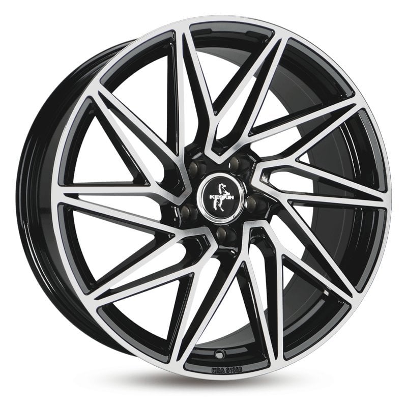 Jantă Keskin Tuning KT20 8.5Jx19 ET40 5x114.3 BLACK FRONT POLISH