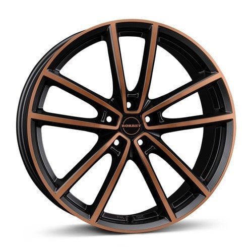 Jantă Borbet W 8Jx18 ET40 5x112 black copper polished matt