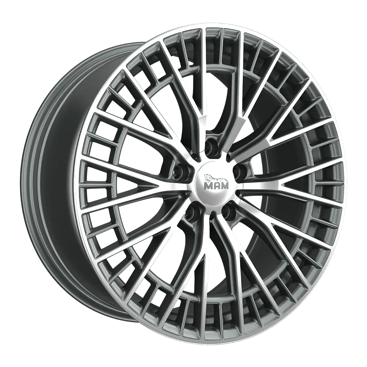 Jantă MAM GT2 8.5Jx19 ET35 5x114.3 Felgen PALLADIUM FRONT POLISH