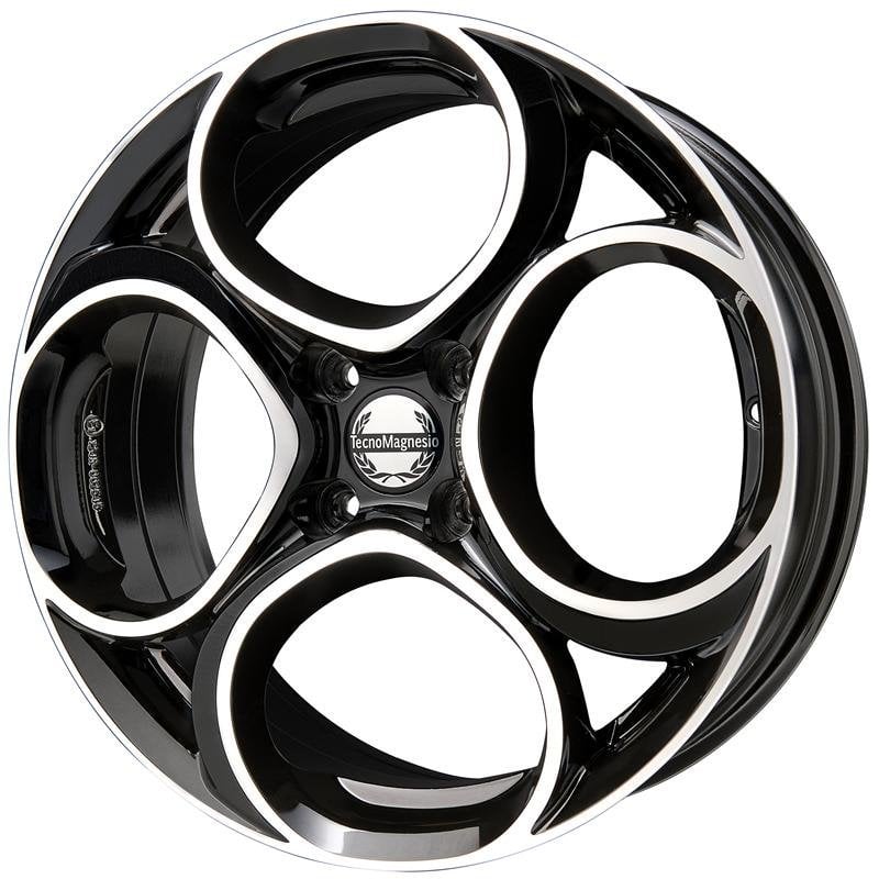Jantă Tecnomagnesio Junior 4 7Jx18 ET35 4x108 BLACK MIRROR