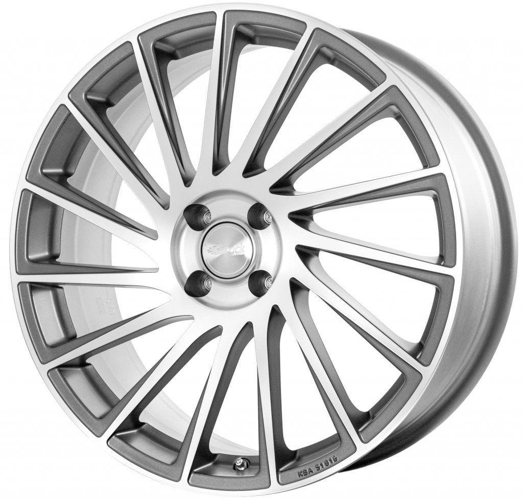 Jantă Brock B39 7Jx17 ET35 4x98 Ferric Grey Voll-Poliert