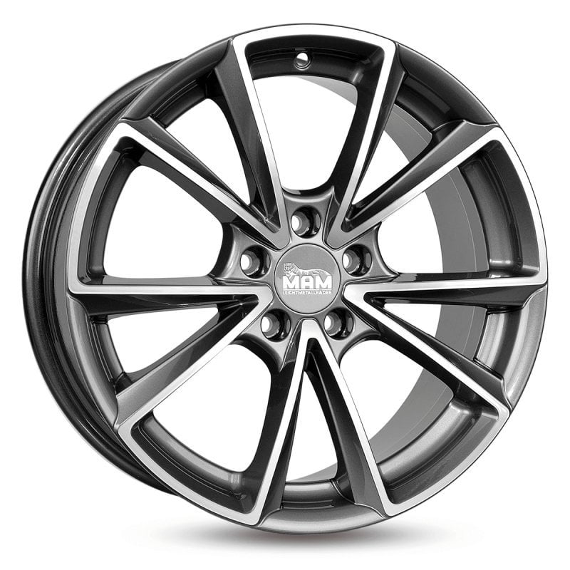 Jantă MAM A5 8.5Jx20 ET45 5x112 Felgen PALLADIUM FRONT POLISH