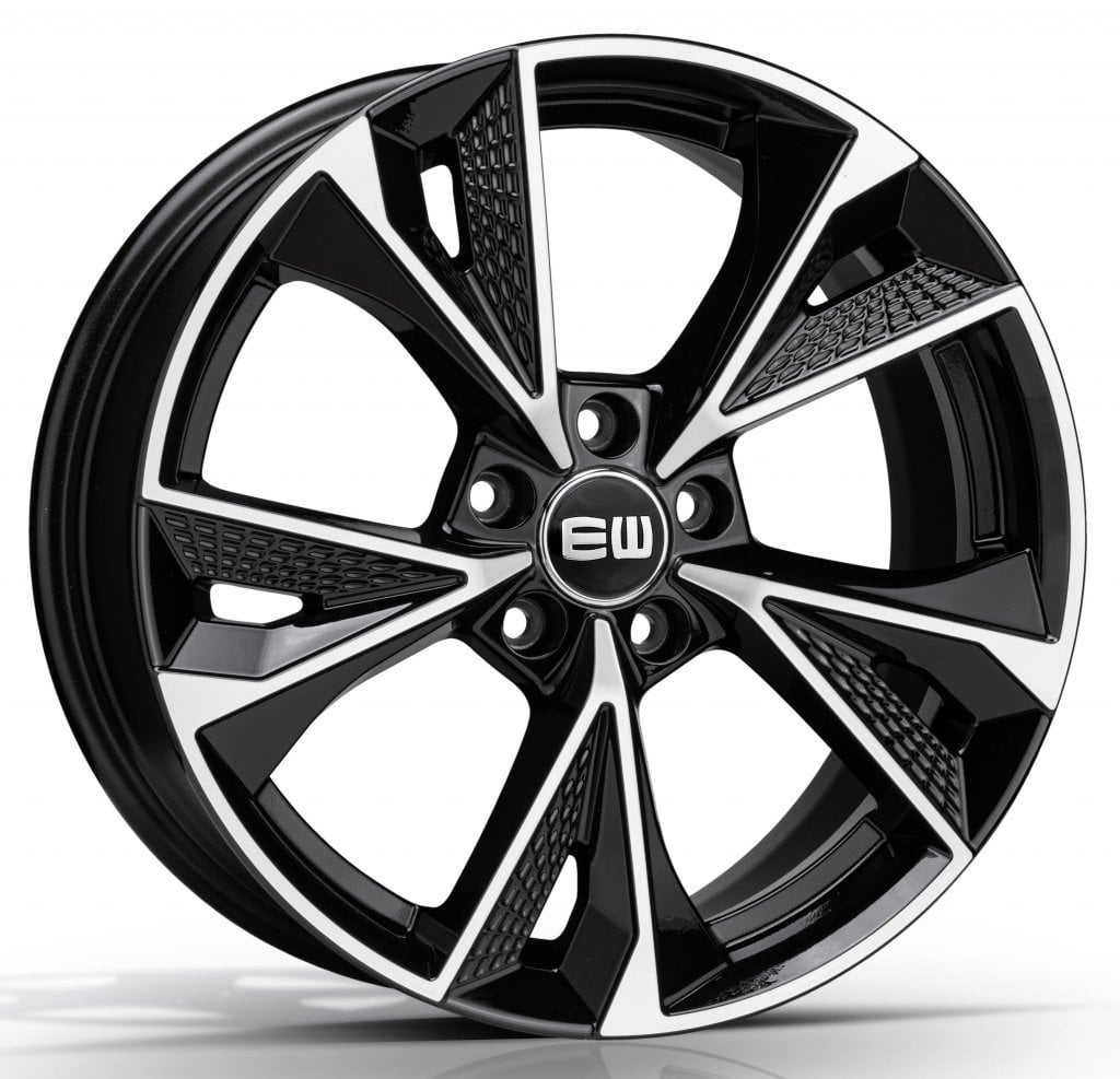 Jantă Elite Wheels Luster 7.5Jx17 ET36 5x112 black polished