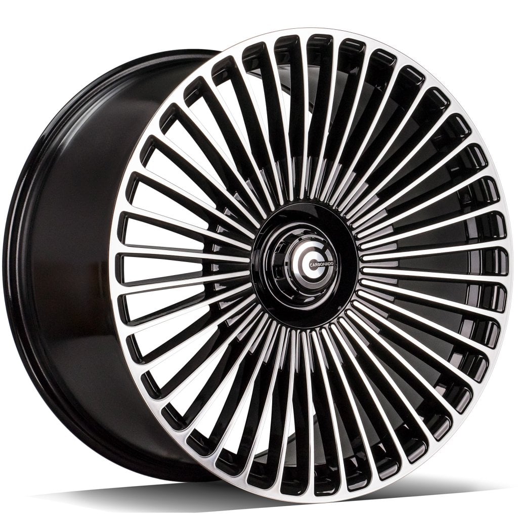 Jantă Carbonado Hurricane 11Jx21 ET47 5x112 Black Front Polished