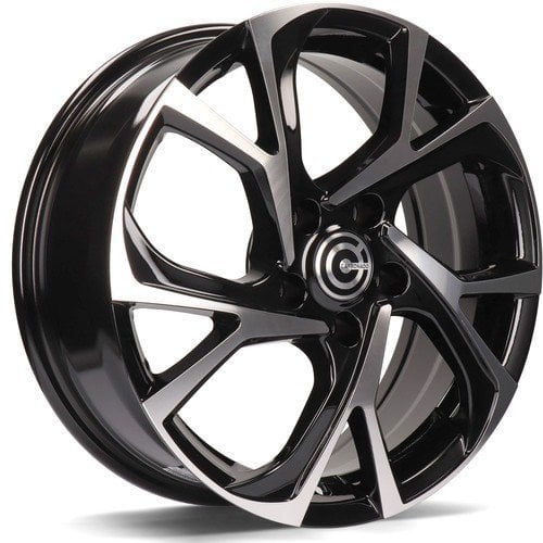 Jantă Carbonado Tokio 8Jx18 ET40 5x114.3 Black Front Polished