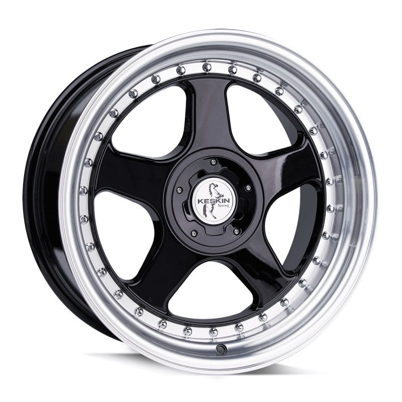 Jantă Keskin Tuning KT1 10Jx18 ET25 5x112 black lip polish