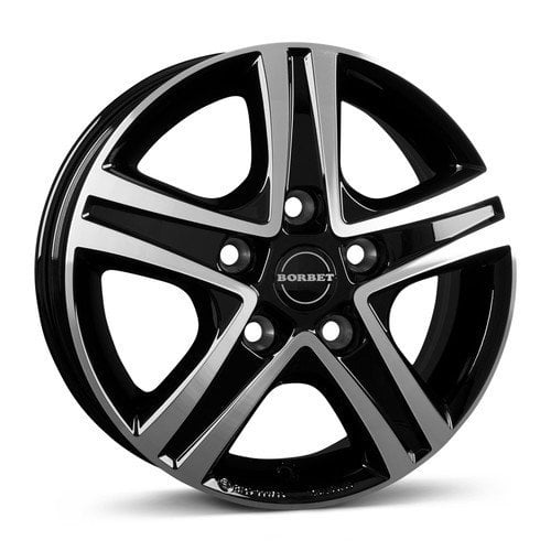 Jantă Borbet Cwd 6Jx16 ET68 5x130 Black polished glossy