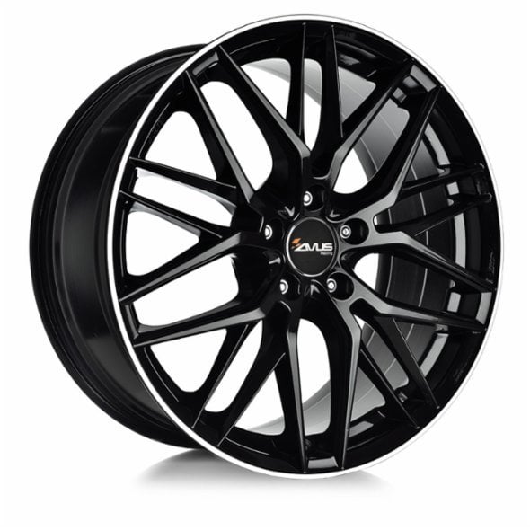 Jantă Avus AF19 RW 0.1 8Jx18 ET45 5x112 BLACK POLISHED LIP